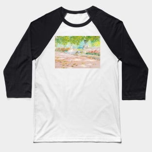 Terrace, Prospect Park (1887) By William Merritt Chase Baseball T-Shirt